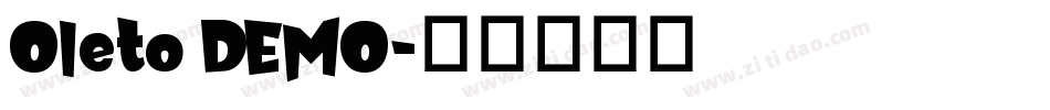 Oleto DEMO字体转换